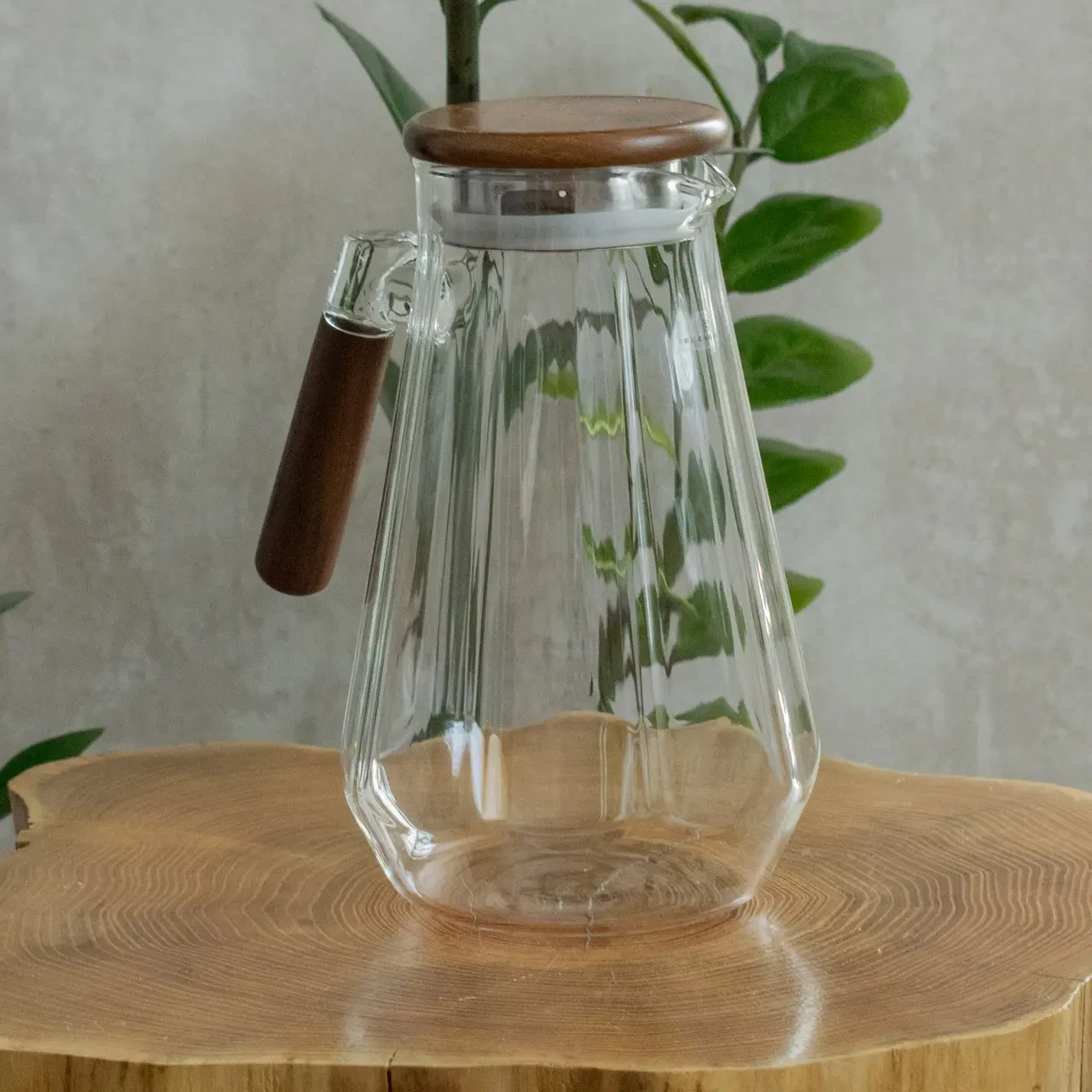 Кувшин стеклянный Edenberg с крышкой 1,8 л (EB-19574) - фото 3