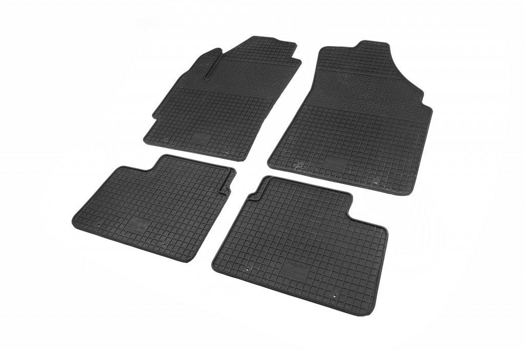 Коврики автомобильные PolyteP для Chery QQ 2003- г. 4 шт. Черный (1485616948)