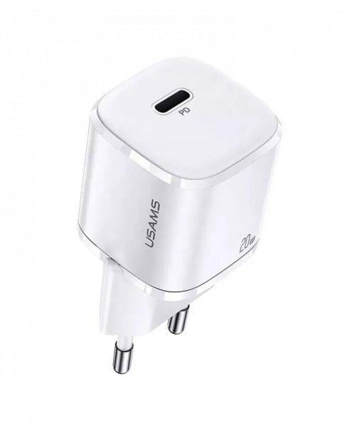 Адаптер мережевий Usams T36 Type-C to Lightning XFK Super Cube Series CC124 White (3330c5c0) Адаптер мережевий Usams T36 Type-C to Lightning XFK Super Cube Series CC124 White (3330c5c0)