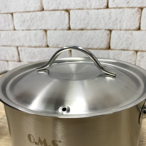 Каструля-сотейник OMS 2070-L з нержавіючої сталі з кришкою для газу та індукції 1,7 л - фото 6 Каструля-сотейник OMS 2070-L з нержавіючої сталі з кришкою для газу та індукції 1,7 л - фото 6