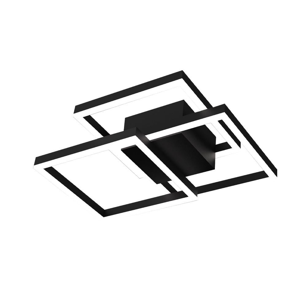 Светильник Violux LED smart RAFAEL и пульт 100W 3000-5000K IP20 прямоугольный Черный (220975)