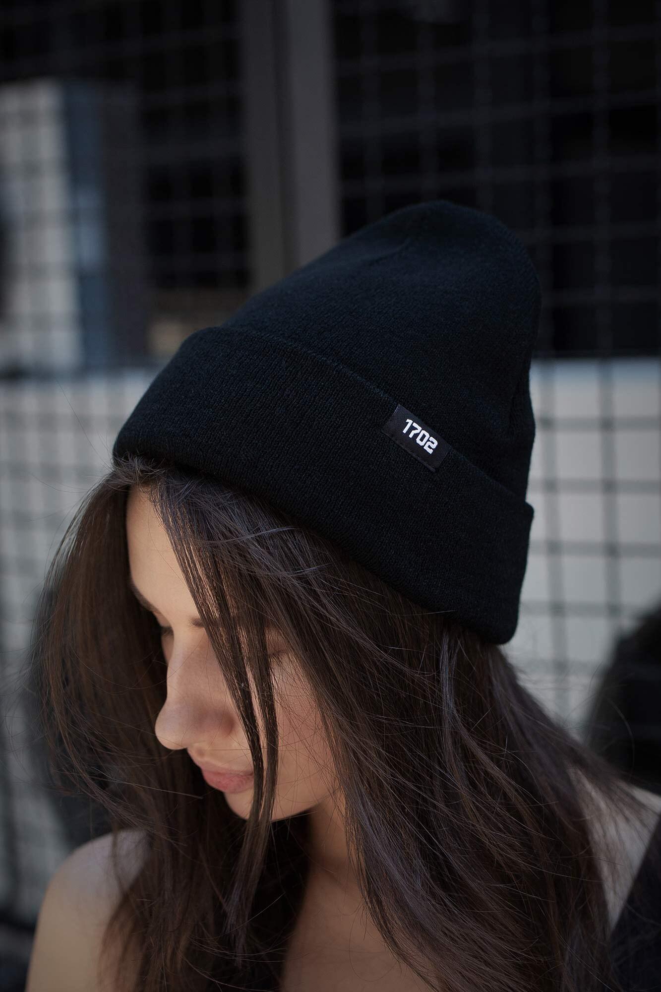 Шапка Without label woman Черный (8048184) Шапка Without label woman Черный (8048184)