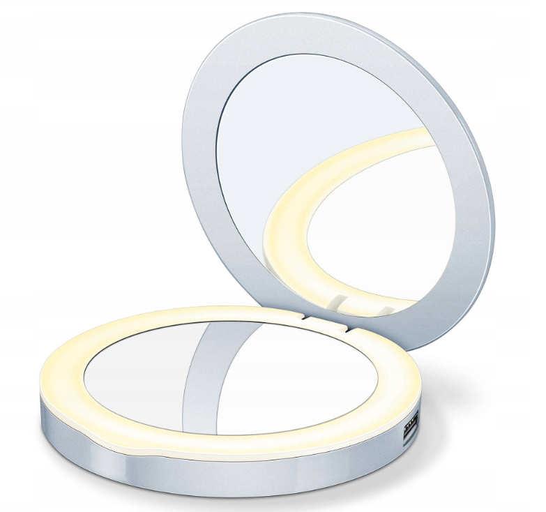 Косметичне дзеркало Beurer BS 39 з підсвічуванням і Power Bank (1396) Косметичне дзеркало Beurer BS 39 з підсвічуванням і Power Bank (1396)