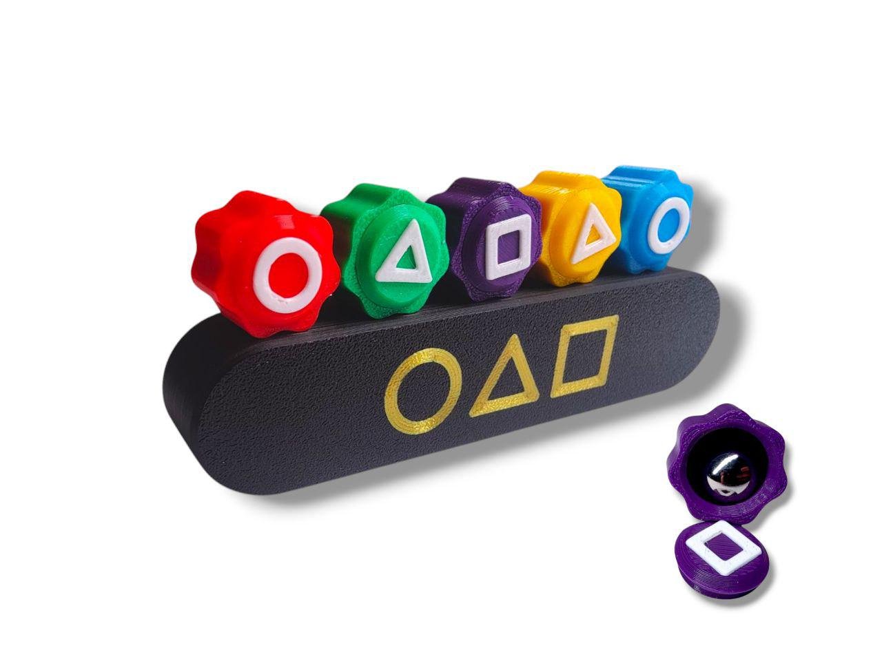 Настольная игра Gonggi с утяжелителем из сериала Squid Game (24730418) - фото 2 Настольная игра Gonggi с утяжелителем из сериала Squid Game (24730418) - фото 2