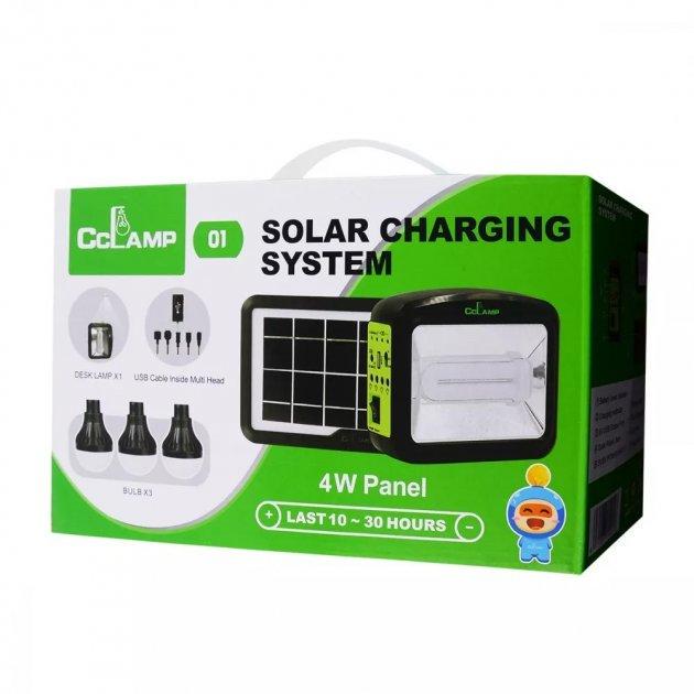 Ліхтар багатофункціональний LED Cclamp CL-01 сонячна панель/3 лампочки/повербанк (TO21) - фото 3 Ліхтар багатофункціональний LED Cclamp CL-01 сонячна панель/3 лампочки/повербанк (TO21) - фото 3