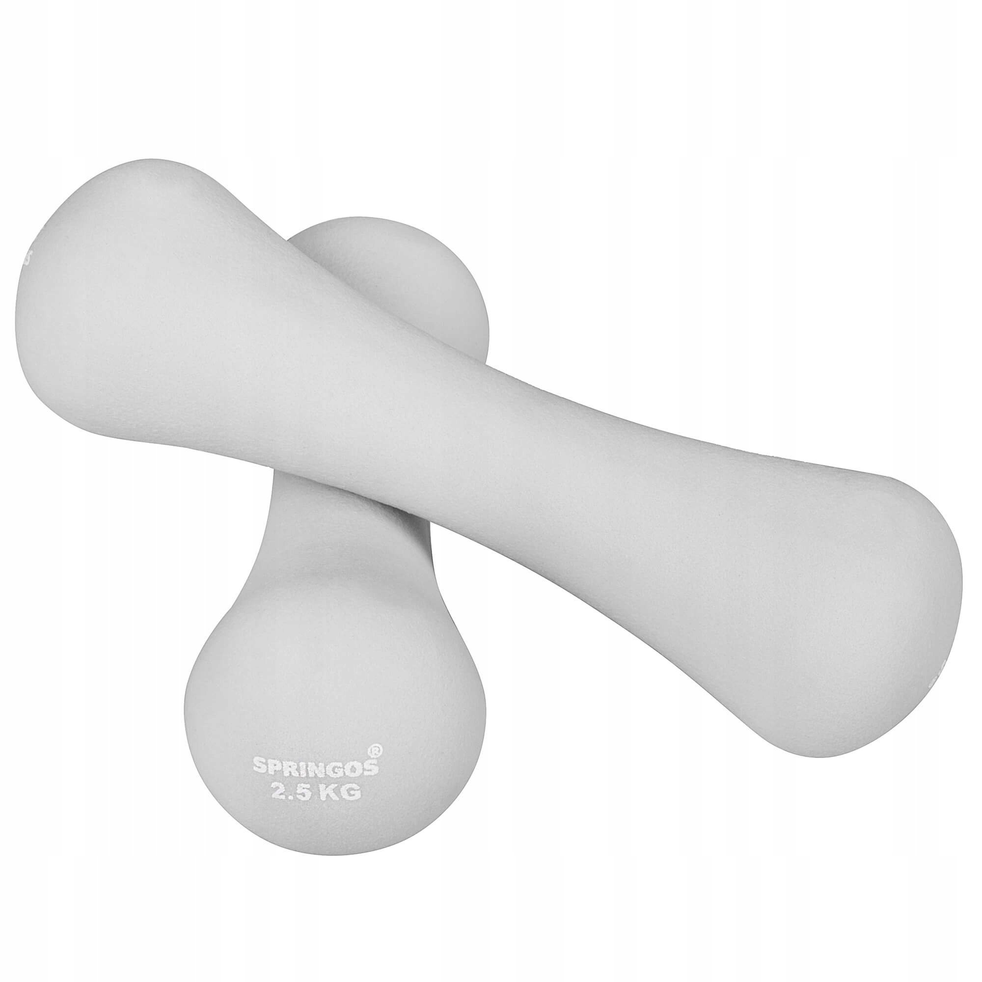 Гантели виниловые Springos 2x2,5 кг FA1041