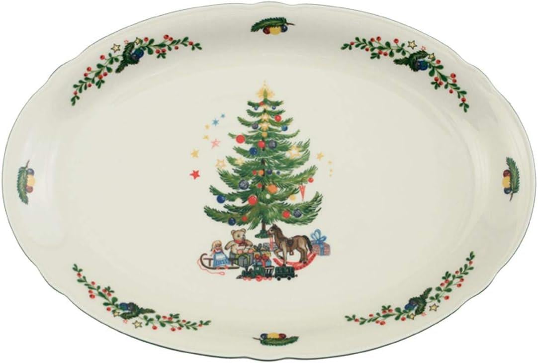 Блюдо овальное Seltmann Weihnachten Marie-Luise 35 см (SW-4003106259064)