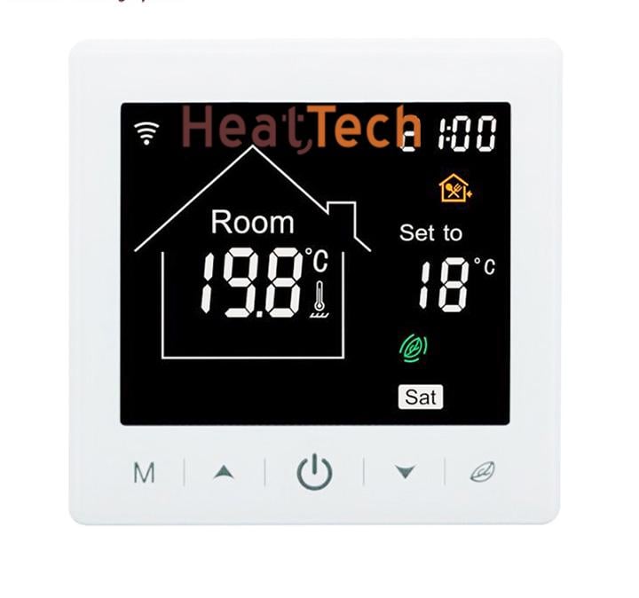 Терморегулятор програмований HeatTech HTW121-240 сенсорний WiFi