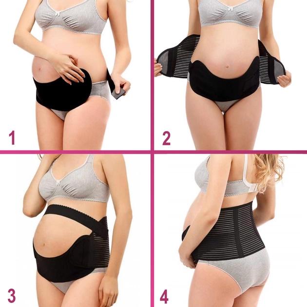 Пояс-бандаж для беременных Sofia Amber родильный и послеродовой М Черный (2927) - фото 8 Пояс-бандаж для беременных Sofia Amber родильный и послеродовой М Черный (2927) - фото 8