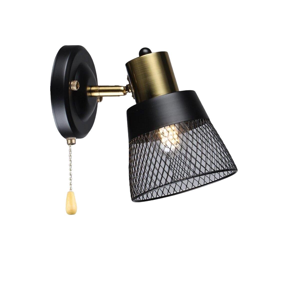 Бра Sirius В N6824/1W COP+BK на 1 лампу (31424545)