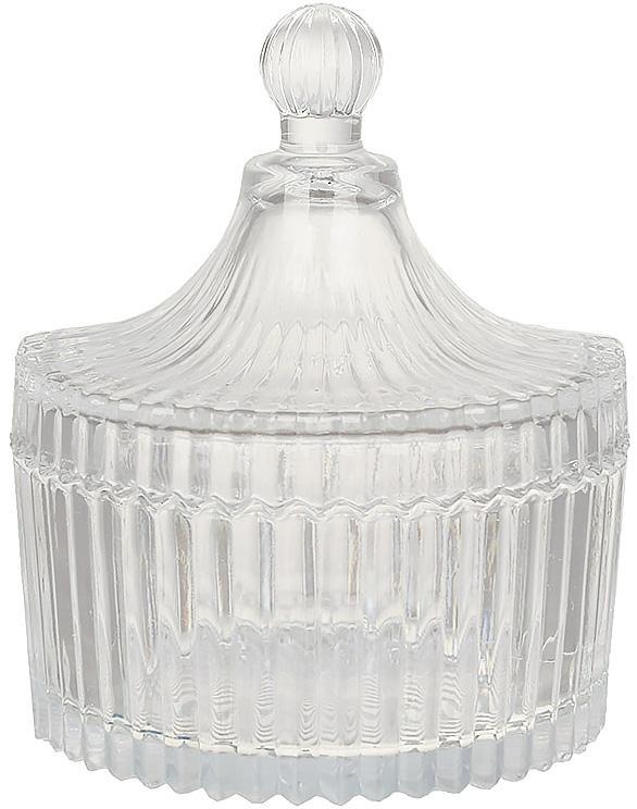 Сахарница стеклянная Crystal Glass со стеклянной крышкой 250 мл