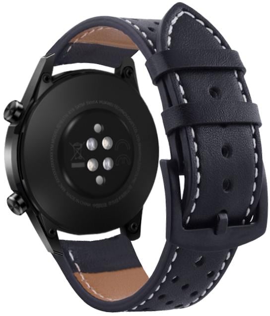 Ремінець шкіряний Classico для Huawei Watch GT/GT2 Black (16886)