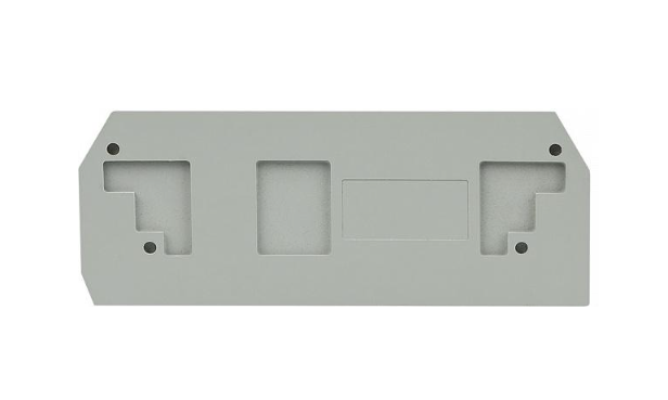 Пластина боковая для наборных клемм АСКО-Укрем JHN1-16 Cерый (A0130030012)