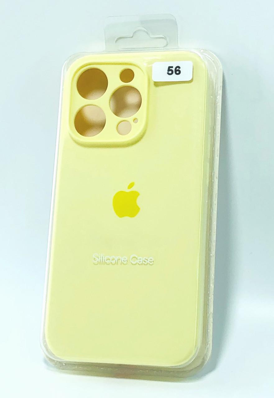 Чехол для телефона iPhone 15ProMax Silicone Case FULL Camera №56 melon