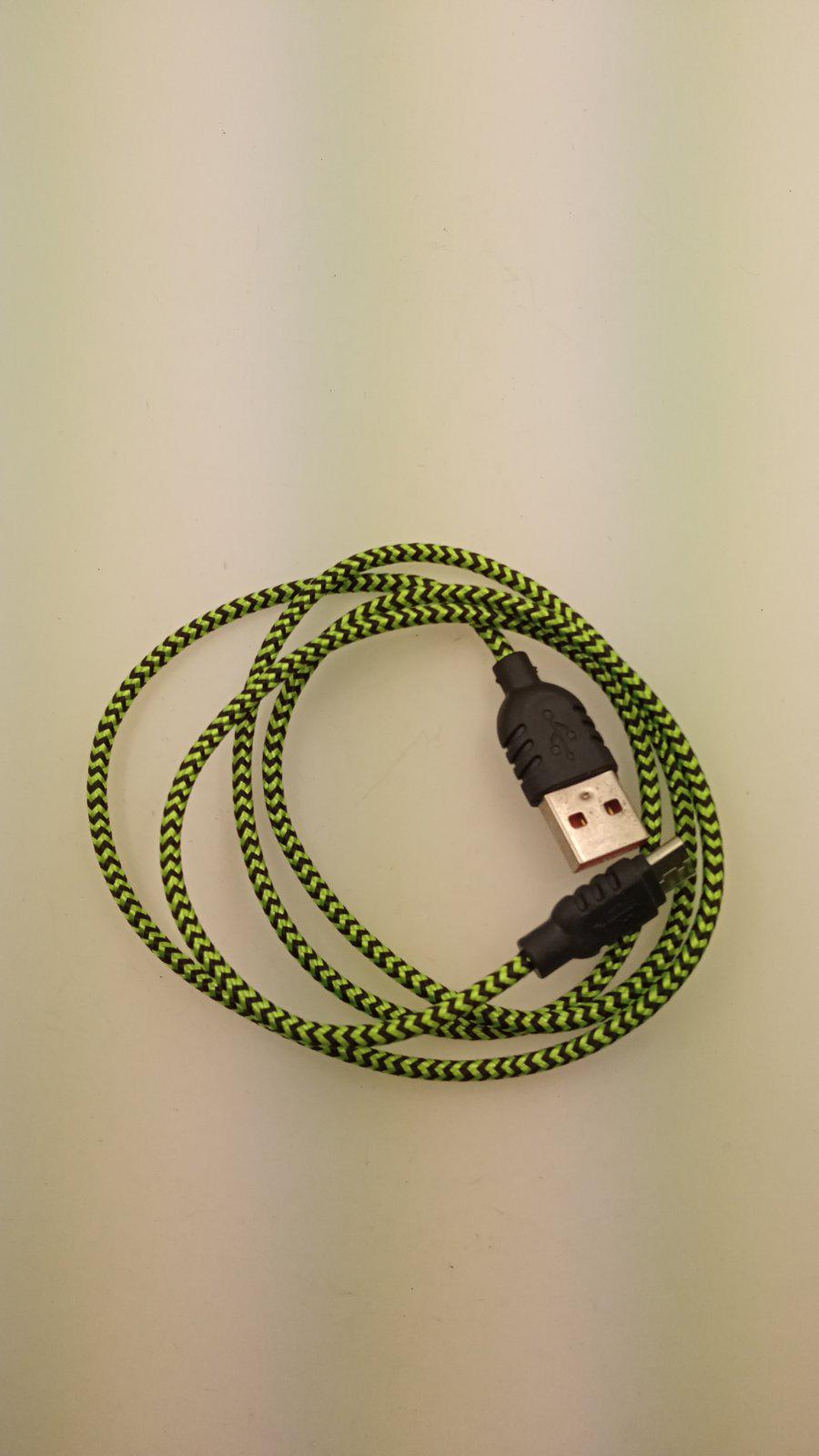 Кабель живлення USB Aх шт USB-A micro 0,85-0,95м (13732) - фото 1