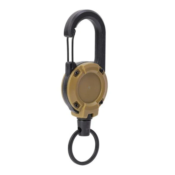 Карабін висувний з тросом 60 см Хакі (2448388592) Карабін висувний з тросом 60 см Хакі (2448388592)