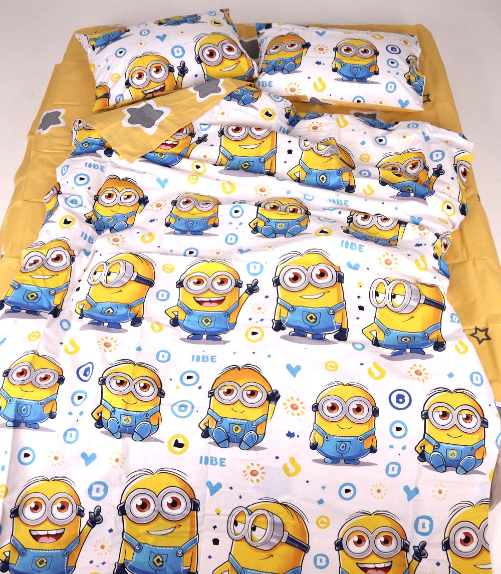 Комплект постельного белья детский PaniPava Minion Stars бязь 110х140 см (10100823)