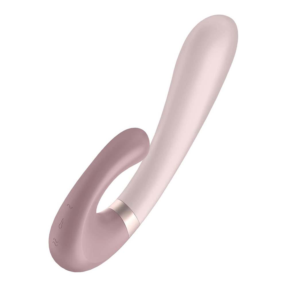 Вибратор-Rabbit с подогревом Satisfyer Heat Wave 20 см Фиолетовый (31404)
