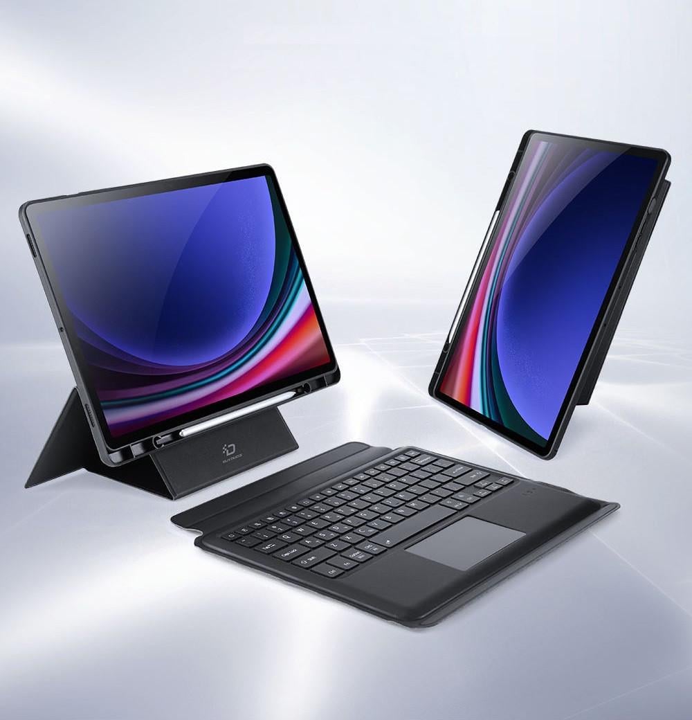 Чехол-клавиатура Dux Ducis Bluetooth 5.0 Keyboard для Samsung Galaxy Tab S9 Plus 12,4'' X810/X816B Black (6934913023181)