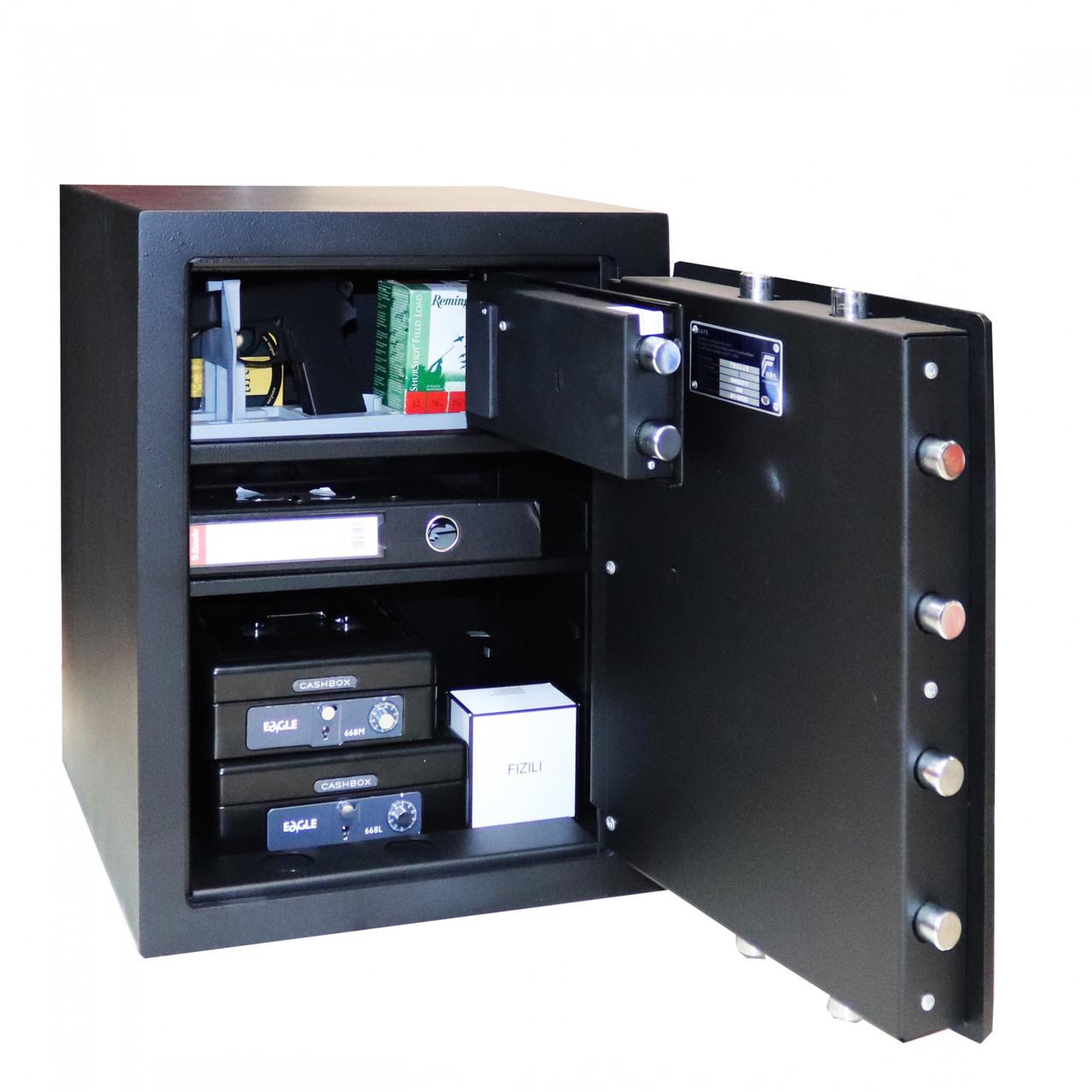 Сейф взломостойкий Griffon CLE I.55.Fingerprint Black (25763560) - фото 4