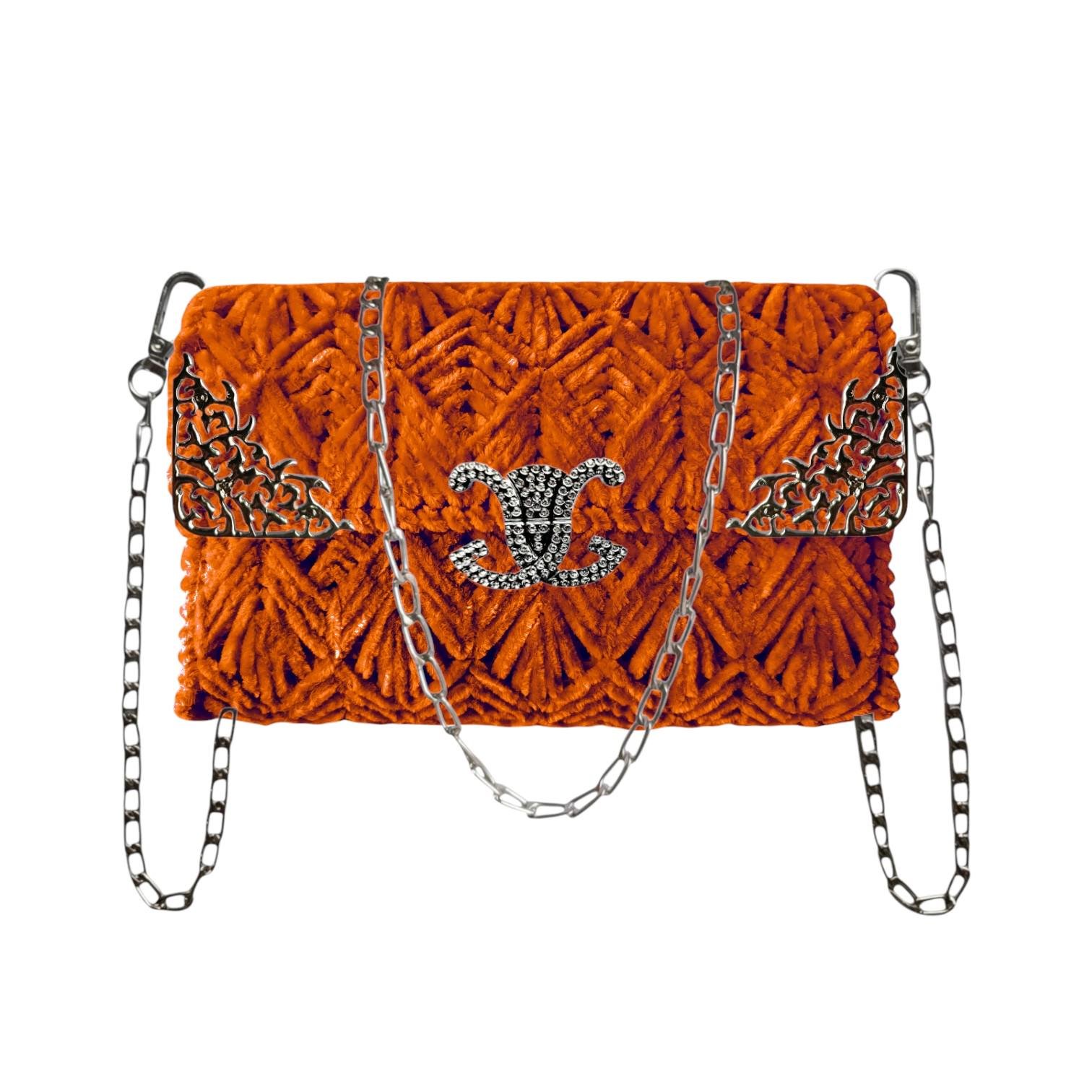 Набор для создания сумки из пластиковой канвы Серебряная лилия с нитками Темно-оранжевый (1596-5) - фото 5 Набор для создания сумки из пластиковой канвы Серебряная лилия с нитками Темно-оранжевый (1596-5) - фото 5