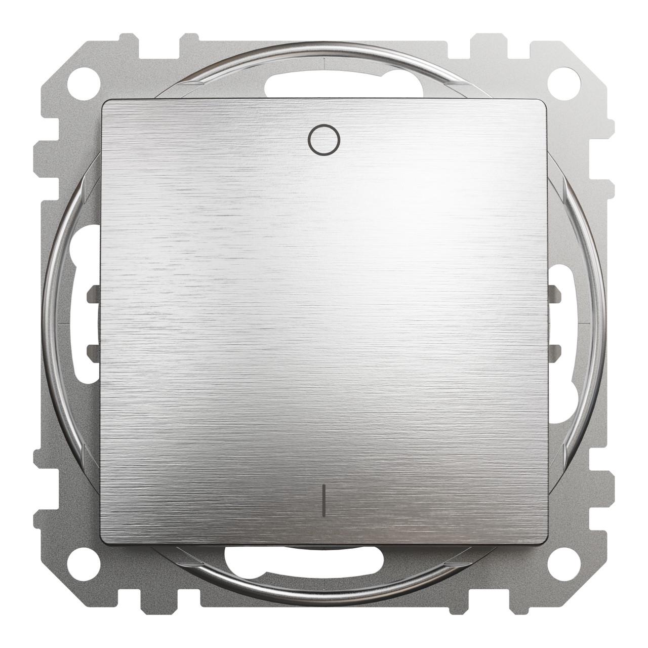 Выключатель двухполюсный Schneider Electric Sedna Design&Elements ABS-UV 73х73х37 мм Алюминий матовый (SDD170102) Выключатель двухполюсный Schneider Electric Sedna Design&Elements ABS-UV 73х73х37 мм Алюминий матовый (SDD170102)