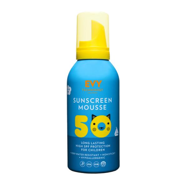 Мус для дітей та немовлят сонцезахисний EVY Technology Sunscreen Mousse Kids SPF 50 150 мл (1834762173) - фото 1