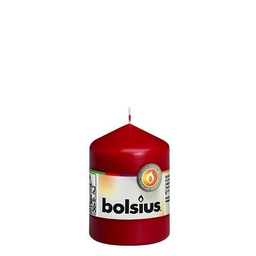 Свеча столбик Bolsius 80/58 Бордовый (1732033742) - фото 1 Свеча столбик Bolsius 80/58 Бордовый (1732033742) - фото 1