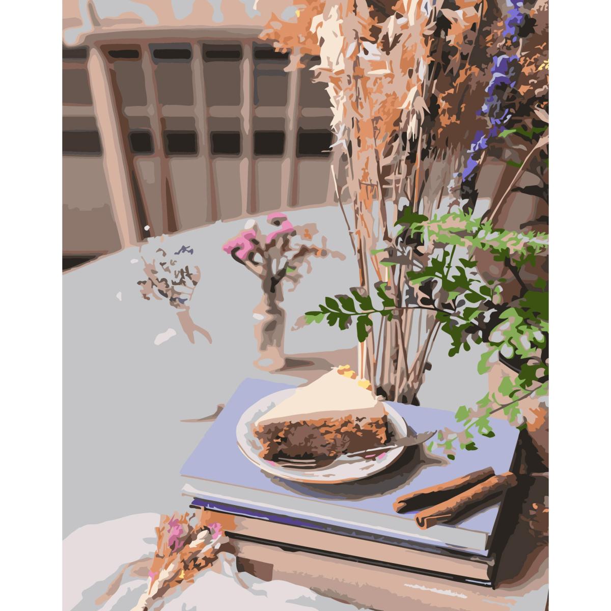 Картина по номерам Strateg Премиум Письменный стол 40x50 см (SY6743)