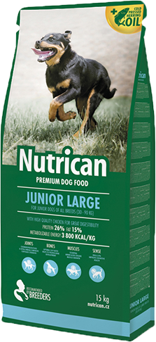 Корм Nutrican Junior Large для щенков крупных пород 15 кг (1343196055)