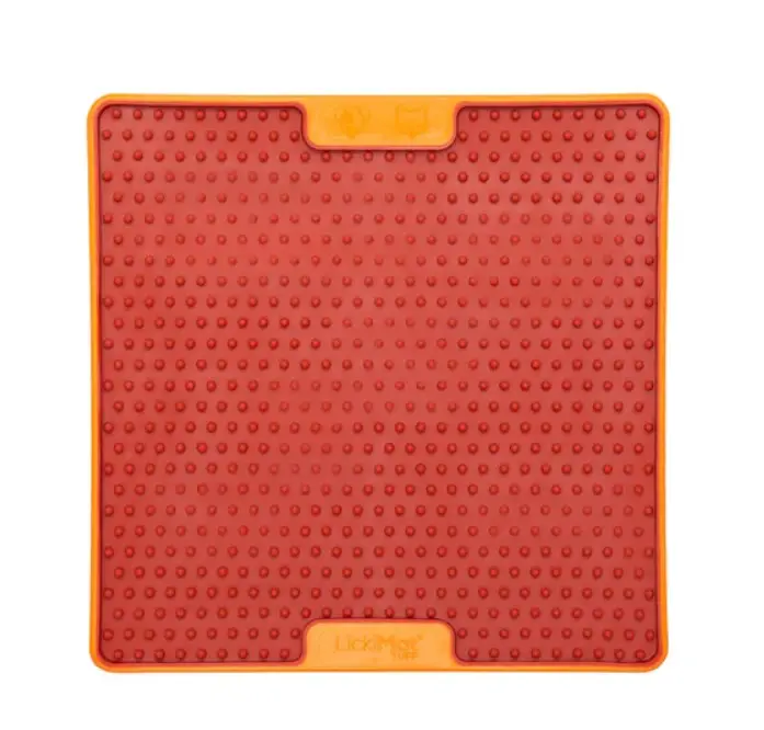 Коврик для лакомства LickiMat Pro Soother 20x20 см Orange - фото 2