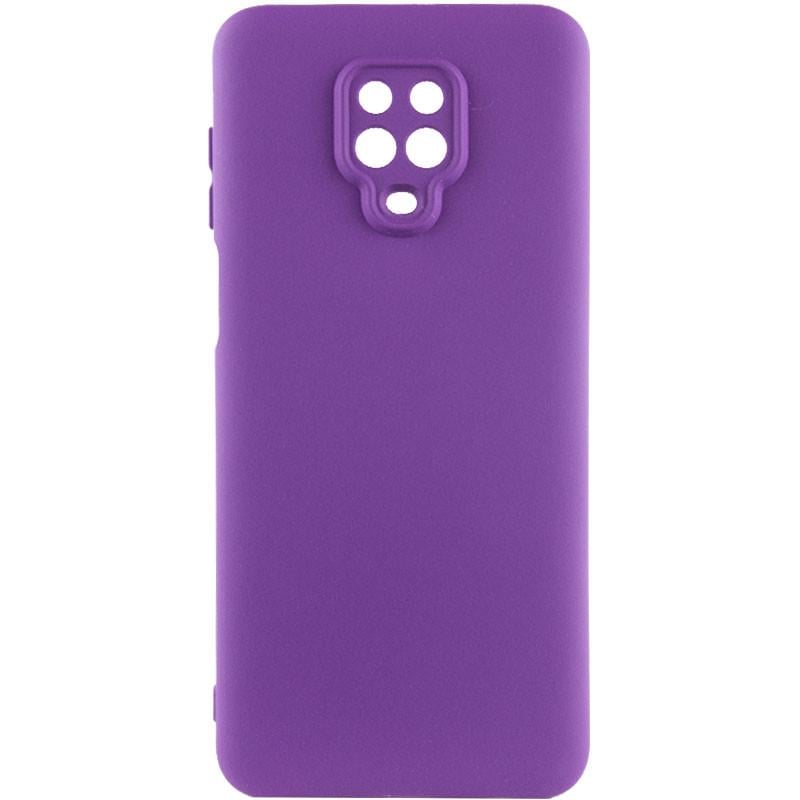 Протиударний чохол TPU GETMAN Liquid Silk Full Camera для Xiaomi Redmi Note 9s / Note 9 Pro / Note 9 Pro Max Фіолетовий / Purple