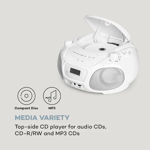 Бумбокс Auna Roadie Sing CD Boombox CD USB FM BT - фото 3 Бумбокс Auna Roadie Sing CD Boombox CD USB FM BT - фото 3