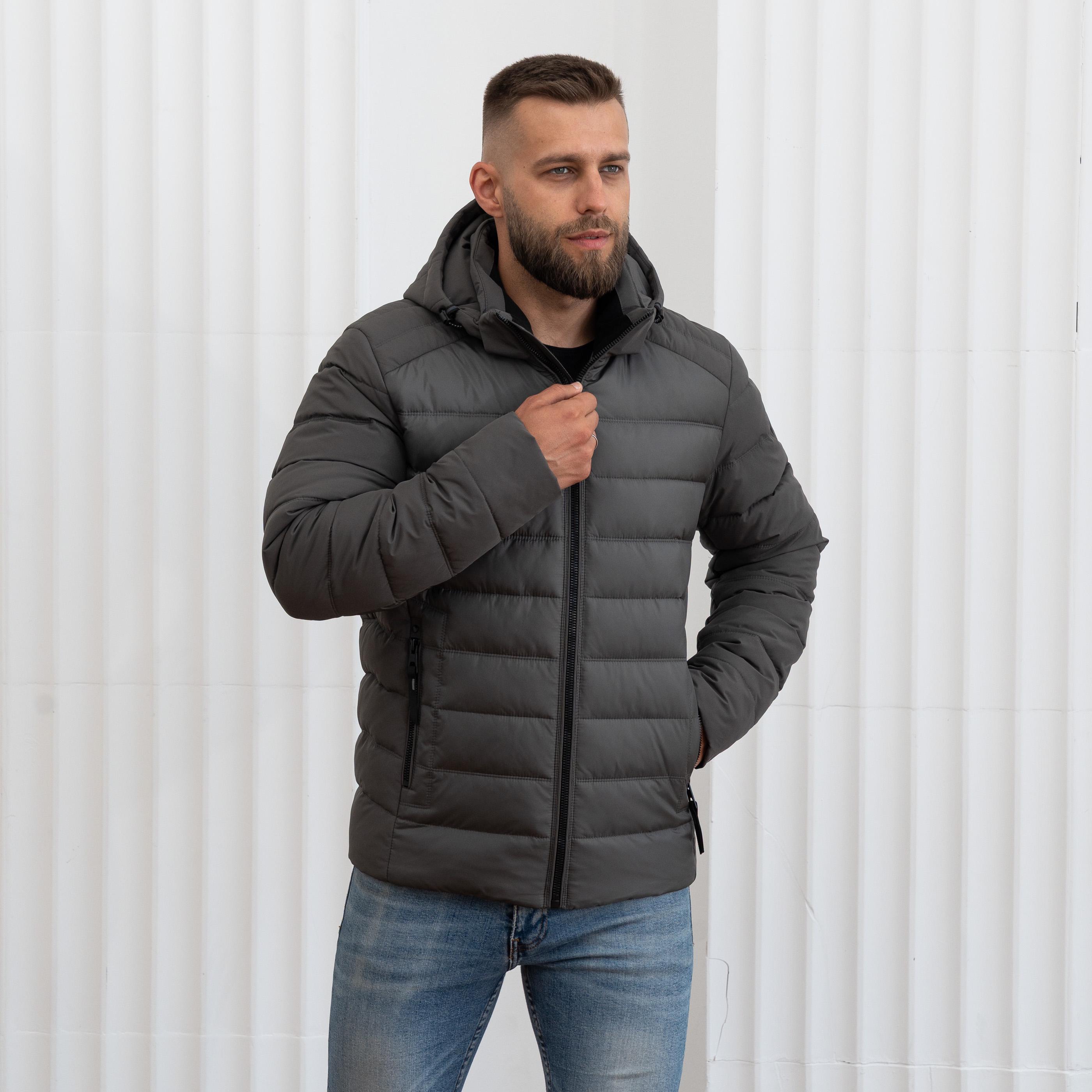 Куртка чоловіча зимова Vavalon 24-V р. 52 Графіт (29116020) - фото 5
