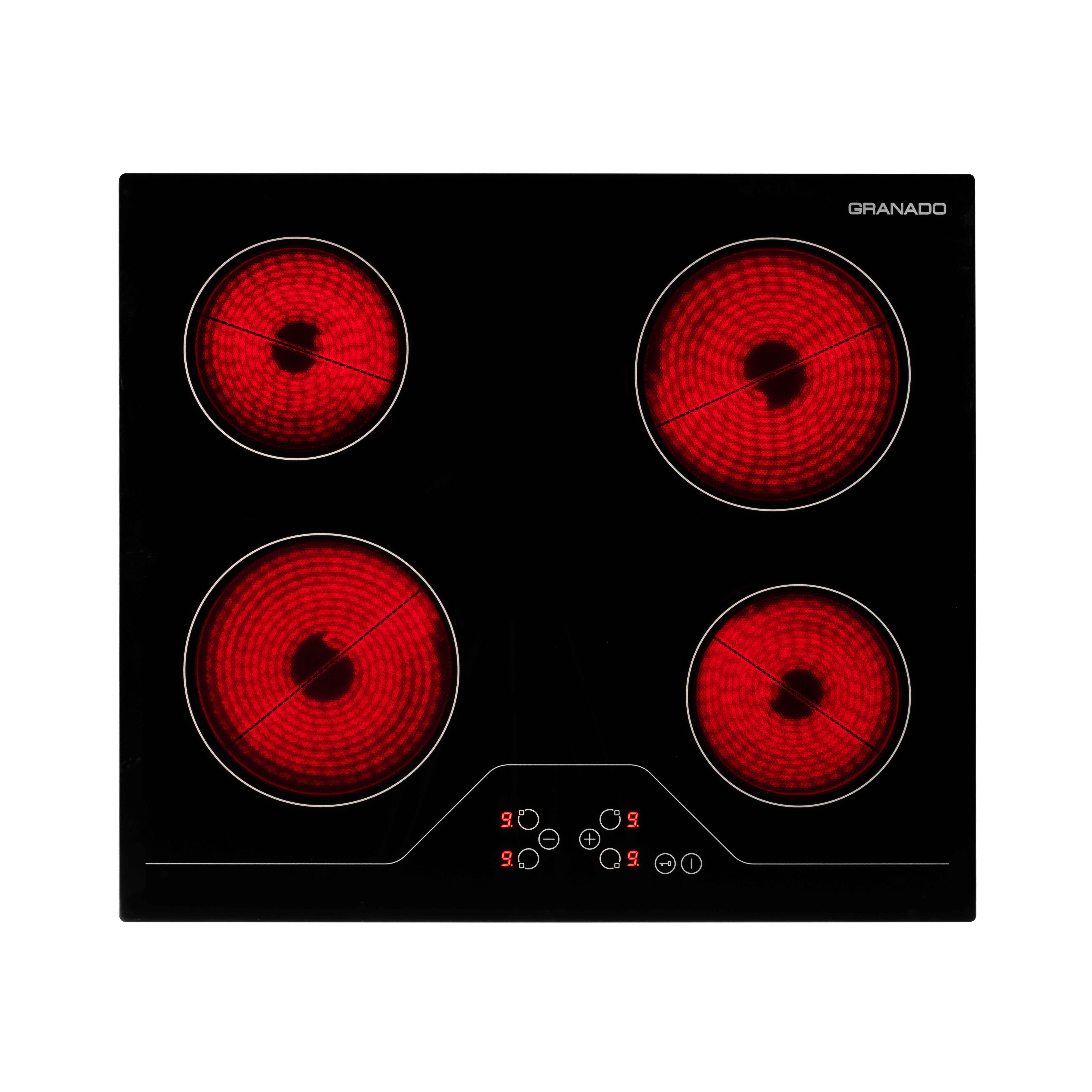 Комплект Granado духовой шкаф электрический GEO 62-0200 Black и варочная поверхность электрическая GVH 624 (GOH010202) - фото 12