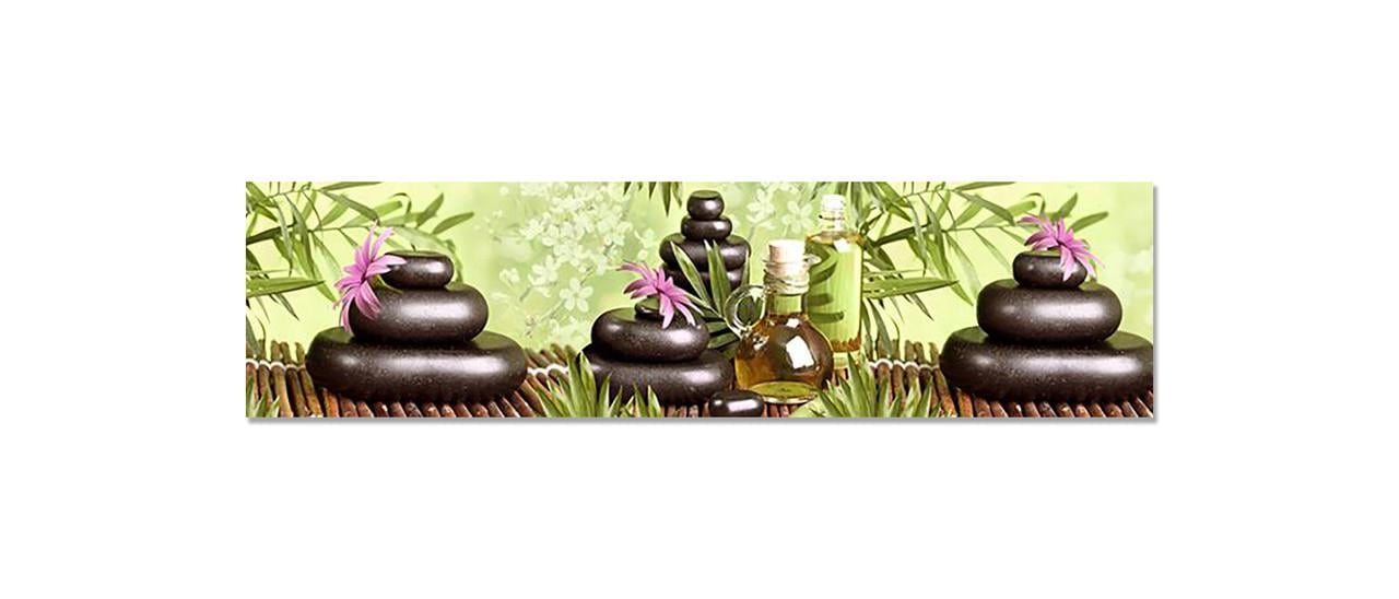 Наклейка виниловая на кухню Zatarga Глянцевые Камни/Бамбук 650х2500 мм (1289776872)