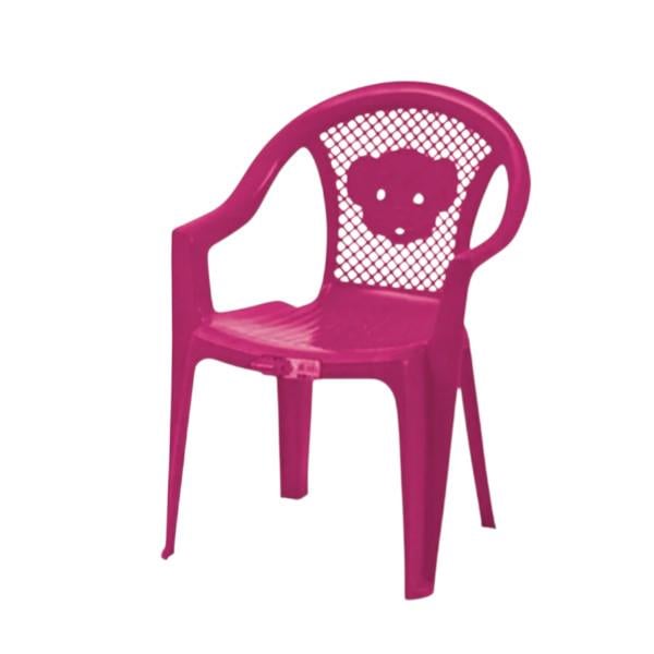 Стільчик пластиковий Kinderway тигреня Рожевий