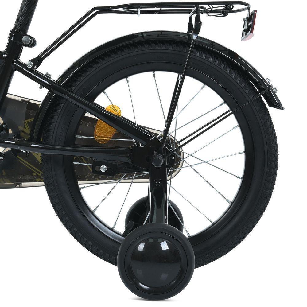 Дитячий велосипед PROF1 Prime 14" з багажником Чорно-салатовий - фото 6 Дитячий велосипед PROF1 Prime 14" з багажником Чорно-салатовий - фото 6