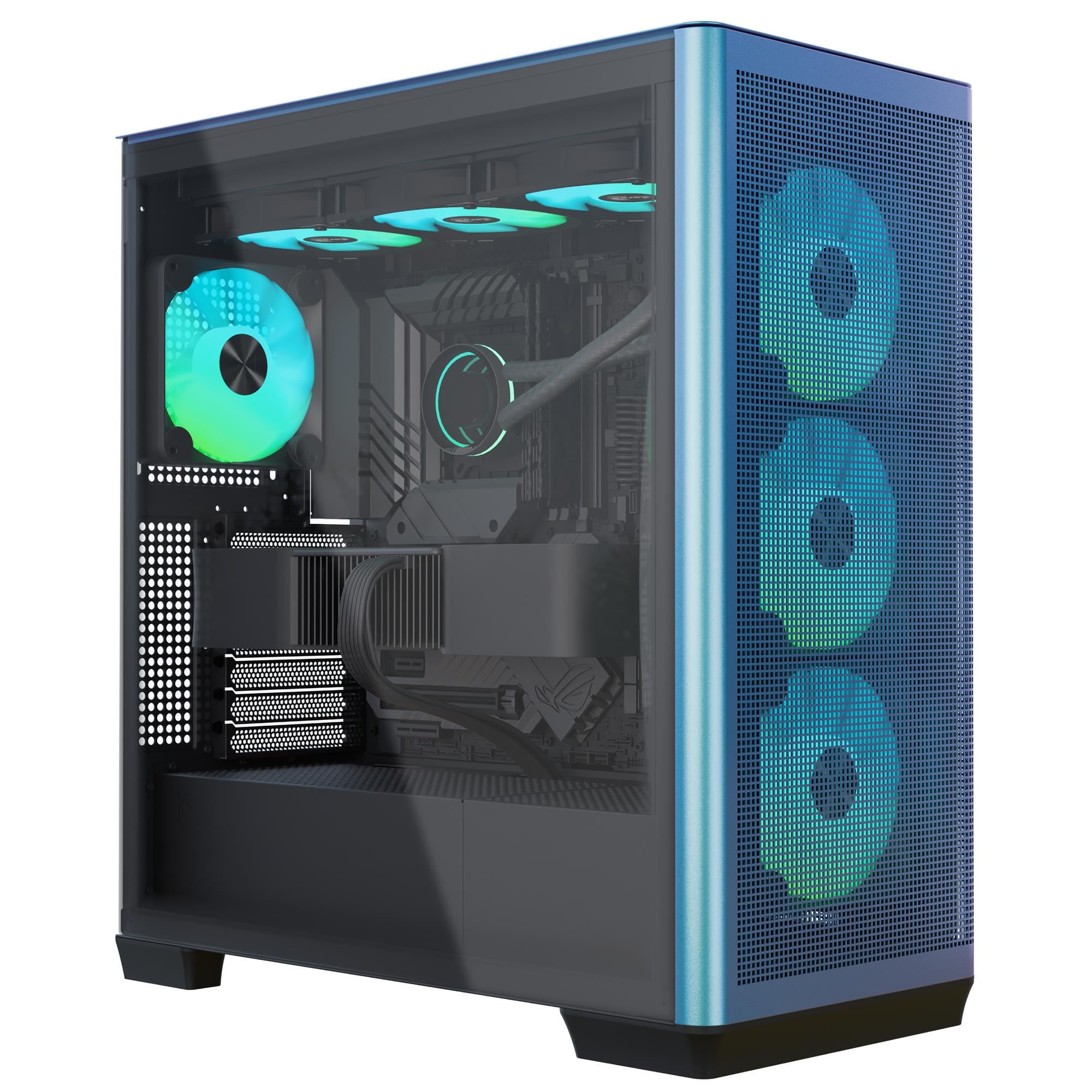 Корпус для ПК APNX Creator C1-R Midi-Tower PSU ATX/MicroATX/Mini-ITX ARGB Chroma Flair (APCM-CR01143.C1)