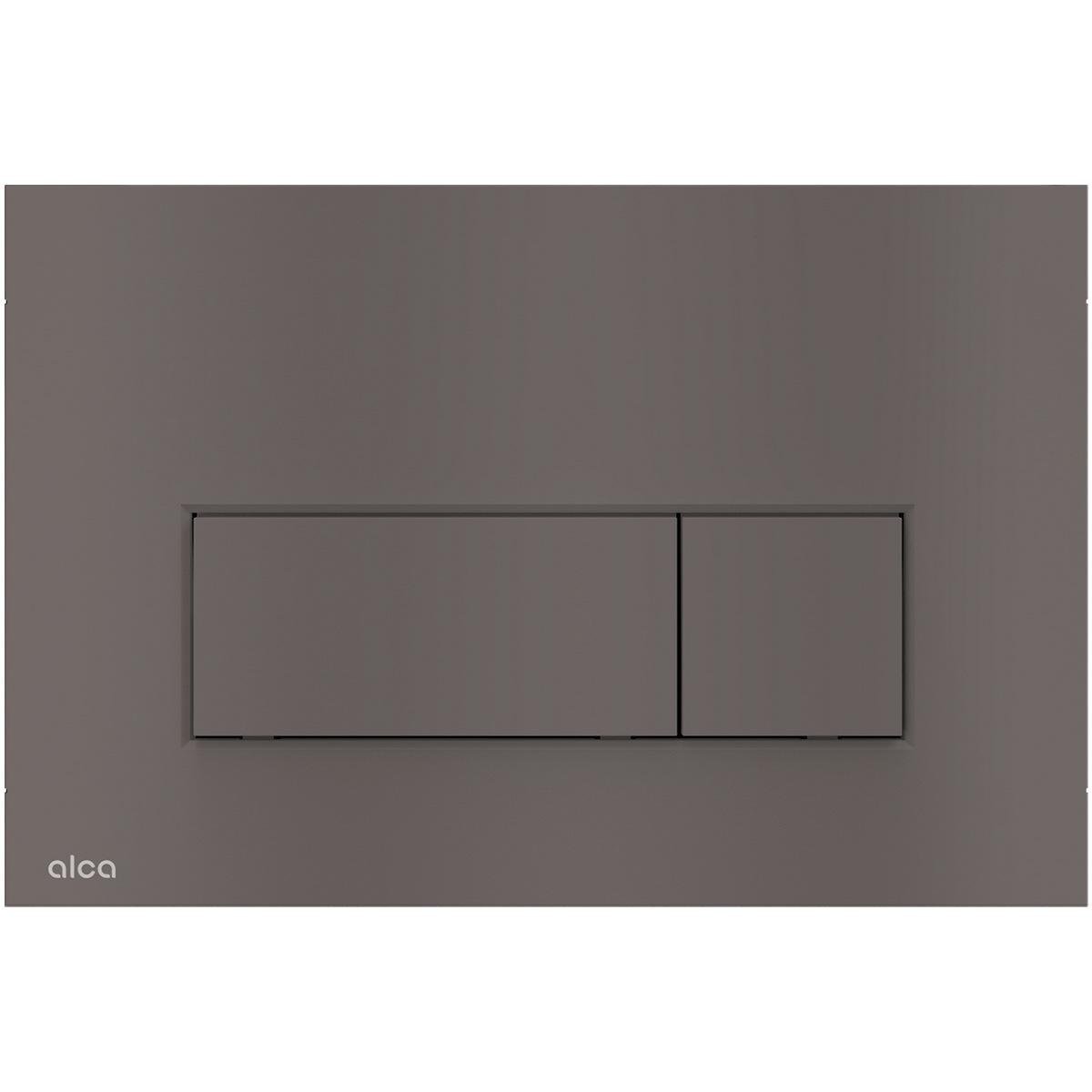 Кнопка змиву Alca Plast GUN METAL M57-GM-M для інсталяції матована Коричневий (175802)