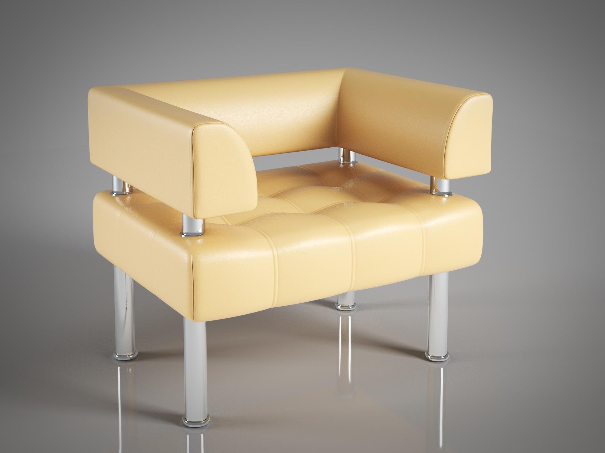 Крісло Sentenzo Тонус 800x600x700 Світло-бежевий (11120738)