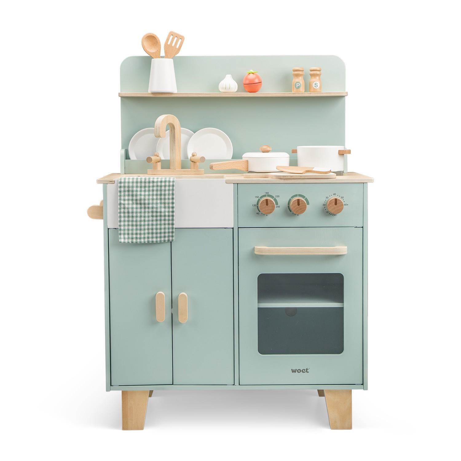 Игровой набор New Classic Toys Мини кухня 62,5x30x83 см Зеленый Игровой набор New Classic Toys Мини кухня 62,5x30x83 см Зеленый