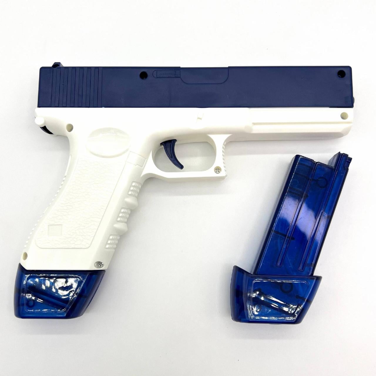 Водяной пистолет глок аккумуляторный Water gun Austria 9x19 18 gen Glock 20,5x16x3 см Синий (2010001)