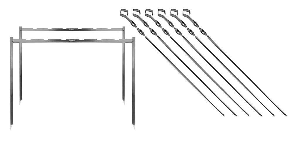 Мангал похідний у чохлі Time Eco JR002 66х12,5х38 см Мангал похідний у чохлі Time Eco JR002 66х12,5х38 см