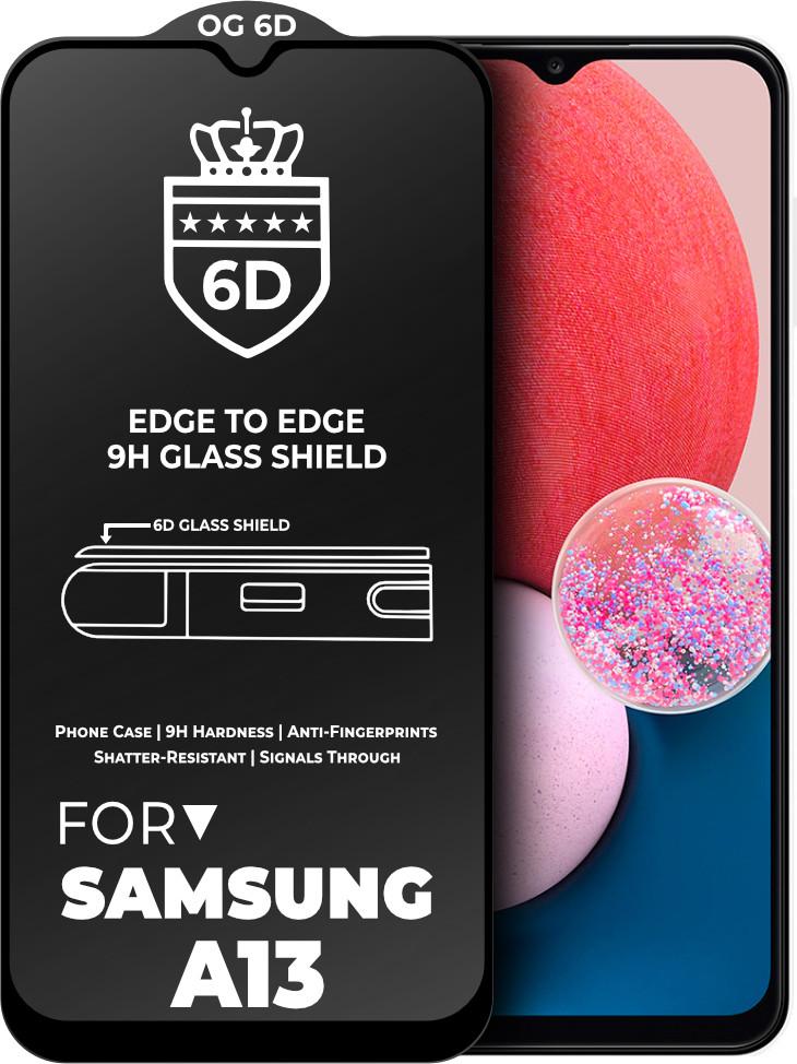 Защитное стекло 6D для Samsung A13 противоударное