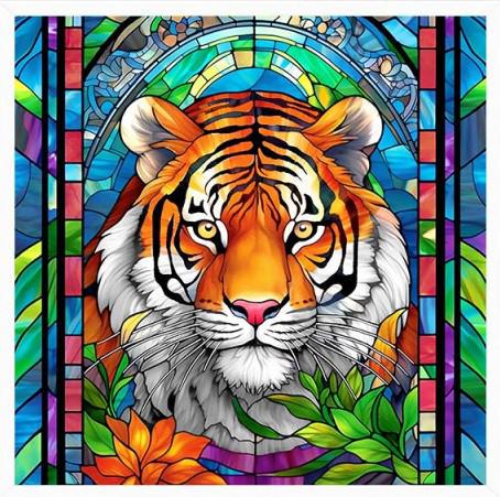Алмазная мозаика ТМ Алмазная Мозаика Сказочный тигр 40x40 см (DM.438)