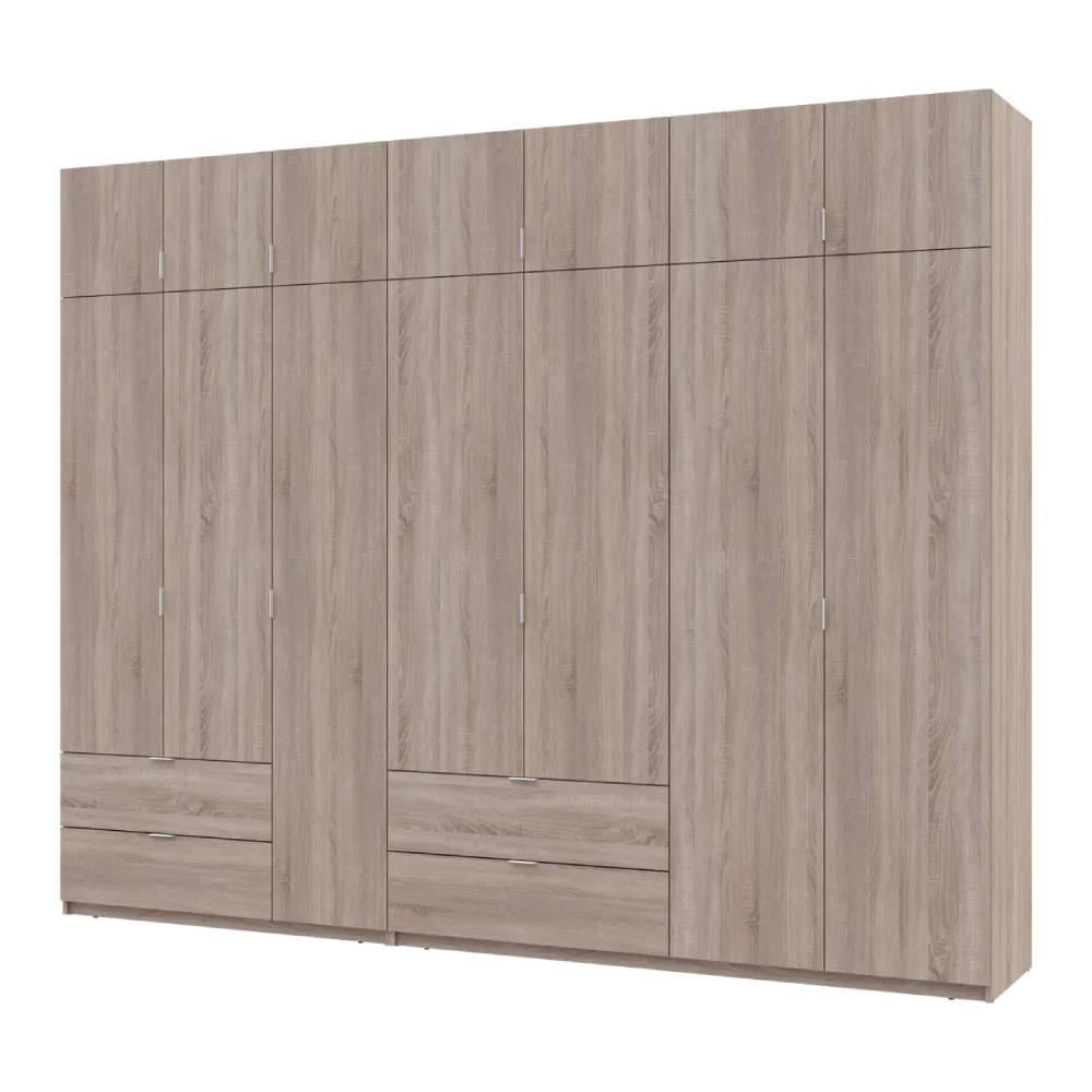 Шкаф Doros Лукас DRS-011708 3+4 ДСП 300х50х240 см Дуб Сонома (42005131)