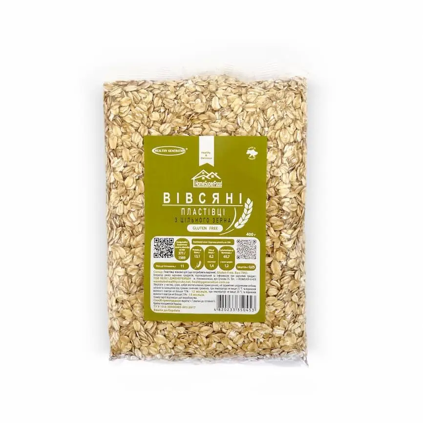 Пластівці вівсяні Gluten Free Healthy Generation 400 г (2288445509)