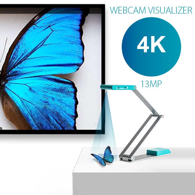 Сканер книжковий портативний Canon IRIScan Visualizer 7 13MP 4K UltraHD MIC 4в1 USB Blue (464412) - фото 8 Сканер книжковий портативний Canon IRIScan Visualizer 7 13MP 4K UltraHD MIC 4в1 USB Blue (464412) - фото 8