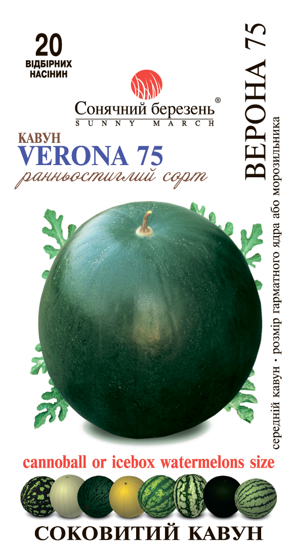 Насіння овочів Верона 75 (2132)